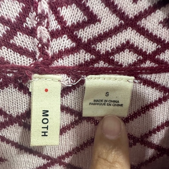 Moth Anthropologie Galena Cowl Neck Alpaca Blend Sweater Size: S - Picture 5 of 7